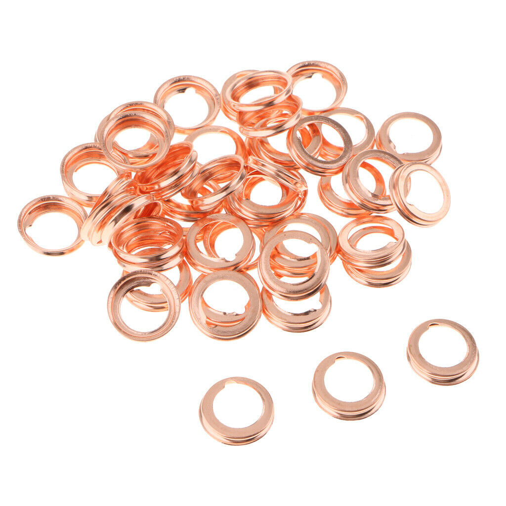 50PCS OIL DRAIN PLUG WASHER METAL SEALS (1026JA00A) For
