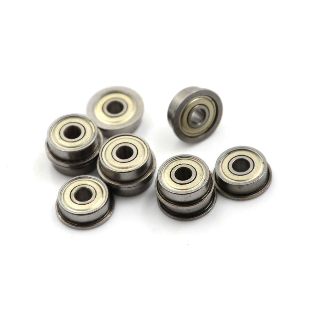10x F625ZZ Steel Shielded Flanged Ball Precise Flange Bearing 5x16x5mm M DD