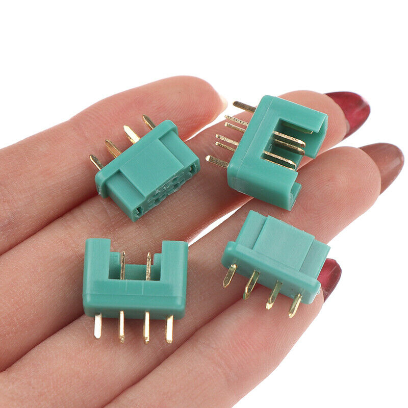 5 Pairs MPX Connector's Plug RC Connector Green 6 Angle Plug Charger Pl.l8