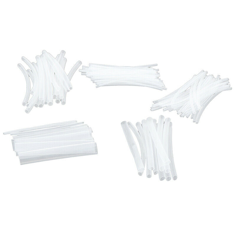 150Pcs 100mm 2:1 Heat Shrink Tubing Polyolefin Transparent Tube Sleeving .l8
