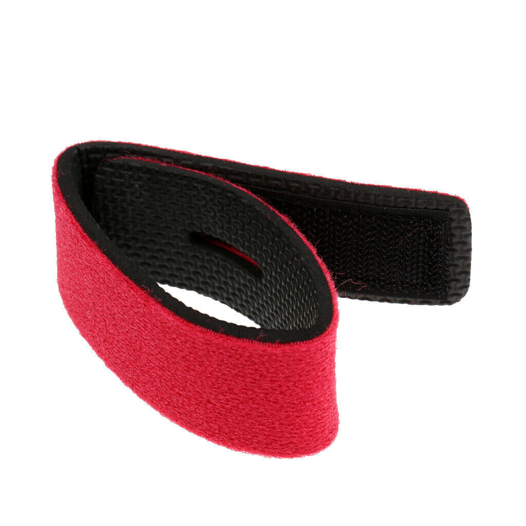 2x Fishing Rod Belts Stretchy Wrap Bands Straps Ties Pack Pole Holders Red