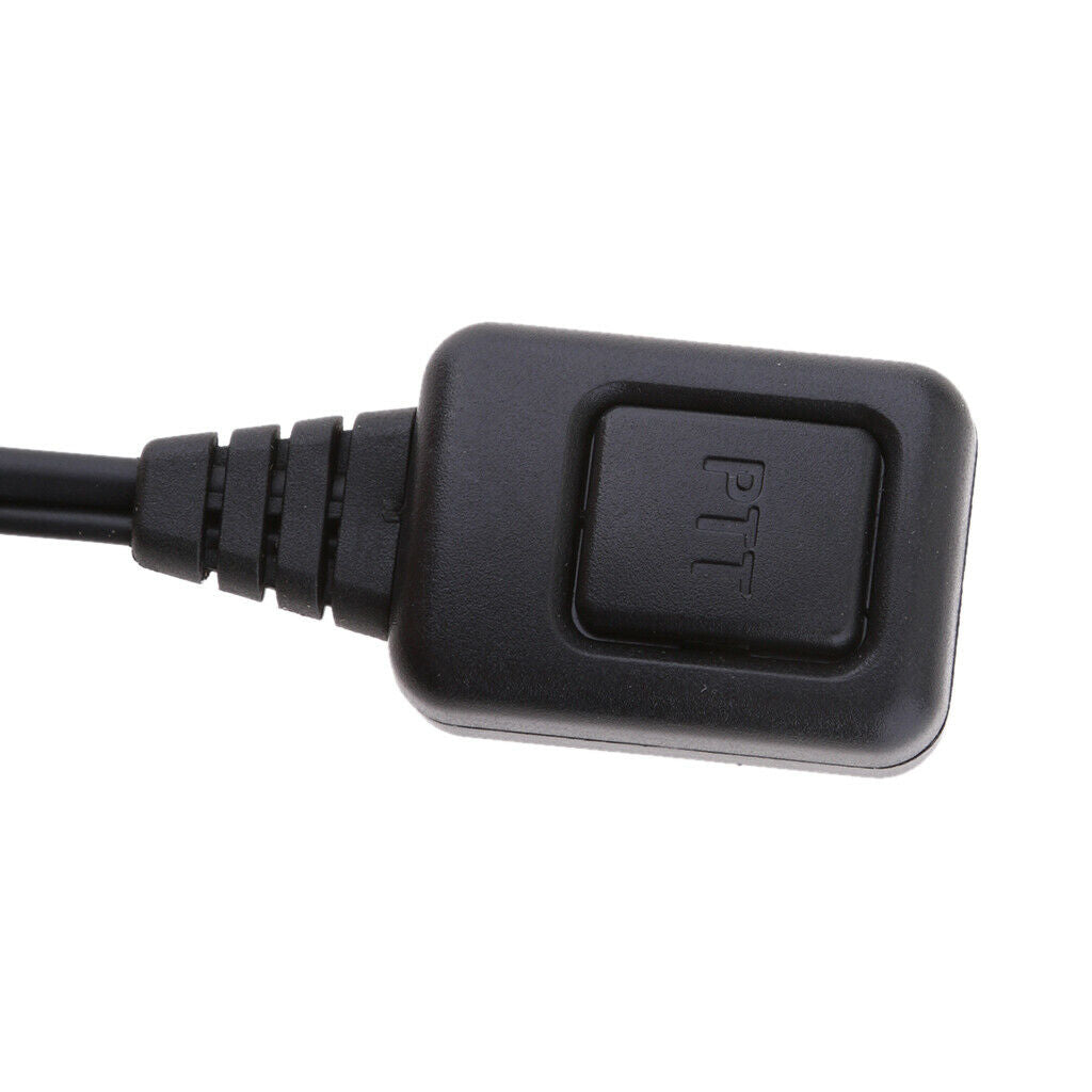 G-Shaped 2-Pin Headset PTT Mic Earpiece for Walkie Talkie Radio