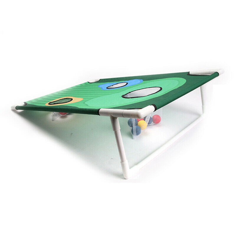 Mini Golf Practice Set Backyard Golf Cornhole Game All Ages Sport Game  GwJCDF