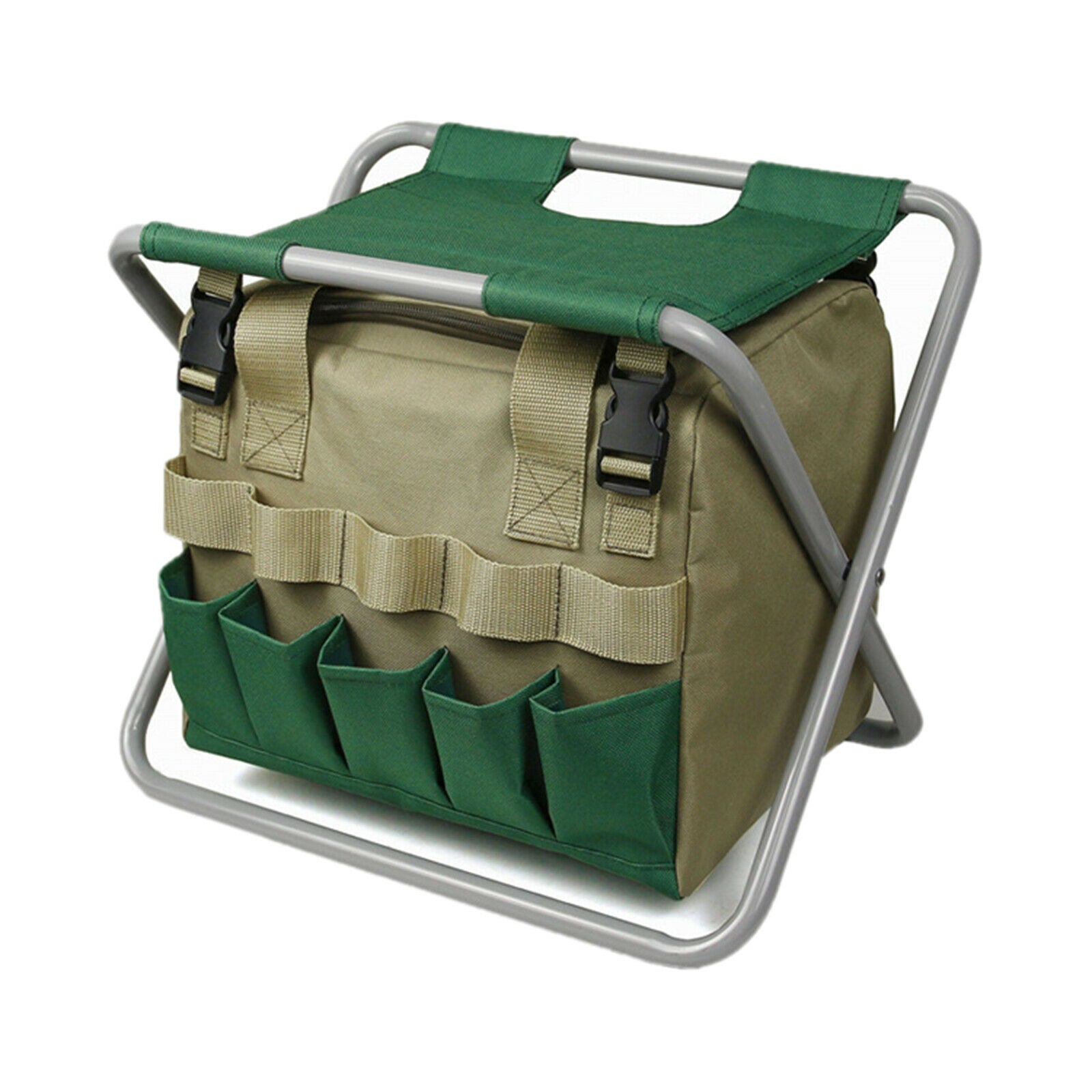 Portable Garden Kneeling Pad Multi Pocket 2-in-1 Foldable Garden Bench