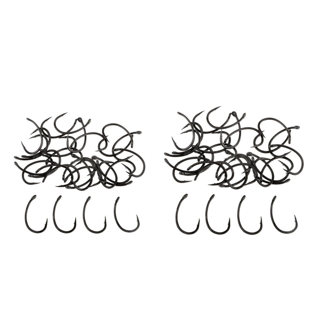 60pcs Barbed Fishing Hooks Octopus Circle Hook