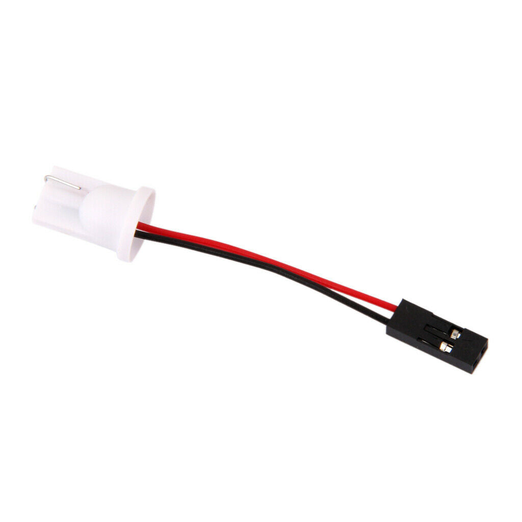 White 12 SMD LED Light Car Interior Light Panel Dome Bulb BA9S Adaptor Kit