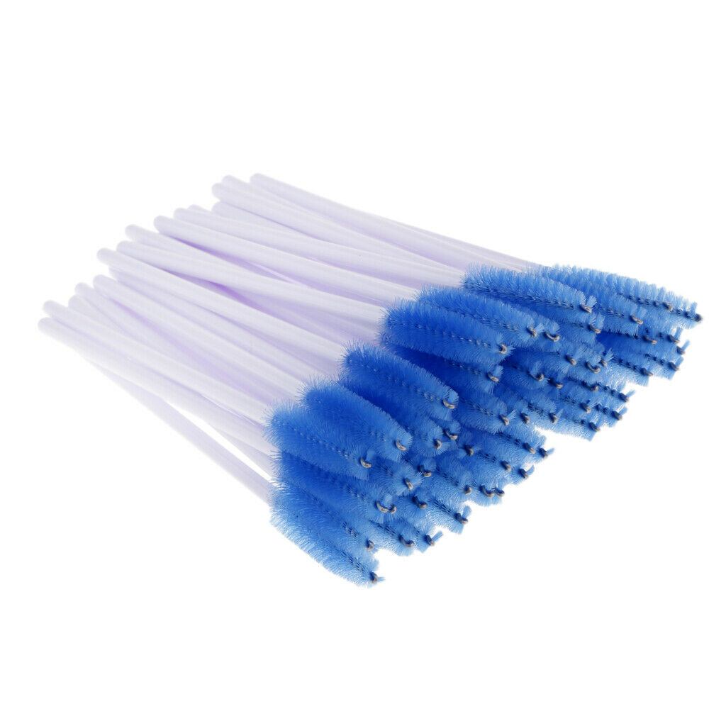 50pcs Disposable Eyelashes Extension Brushes Mascara Wands Applicator Tools #L