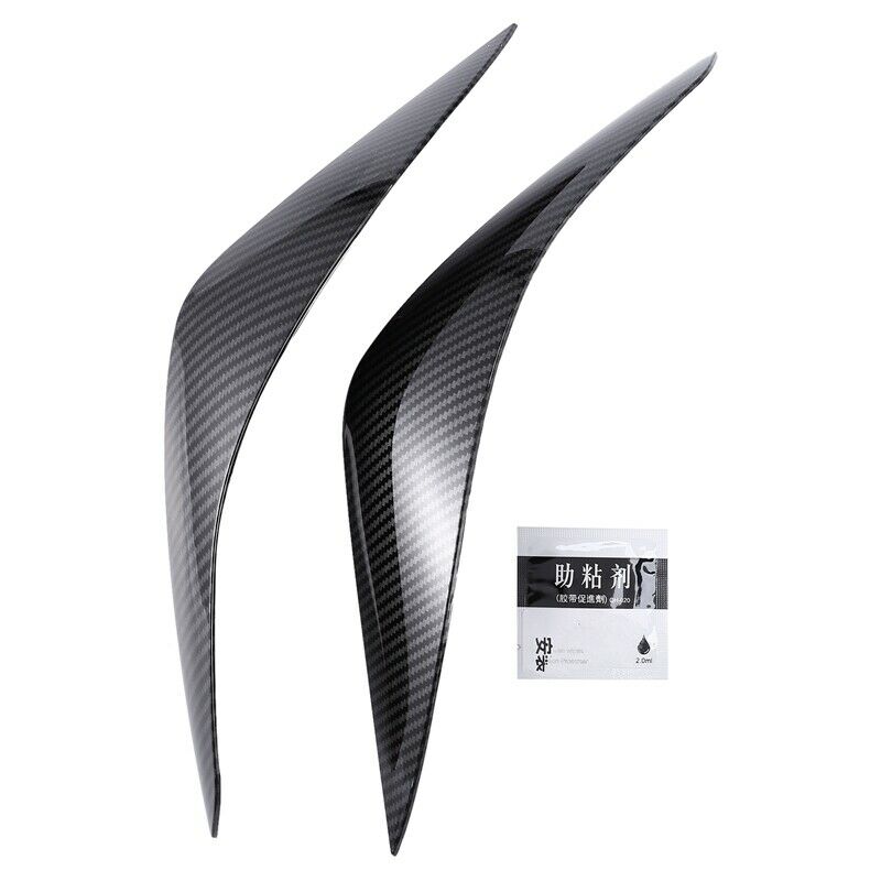 Car Headlights Eyelids Eyebrow Abs Trim Stickers Cover for Polo- Plus 2019 202N8