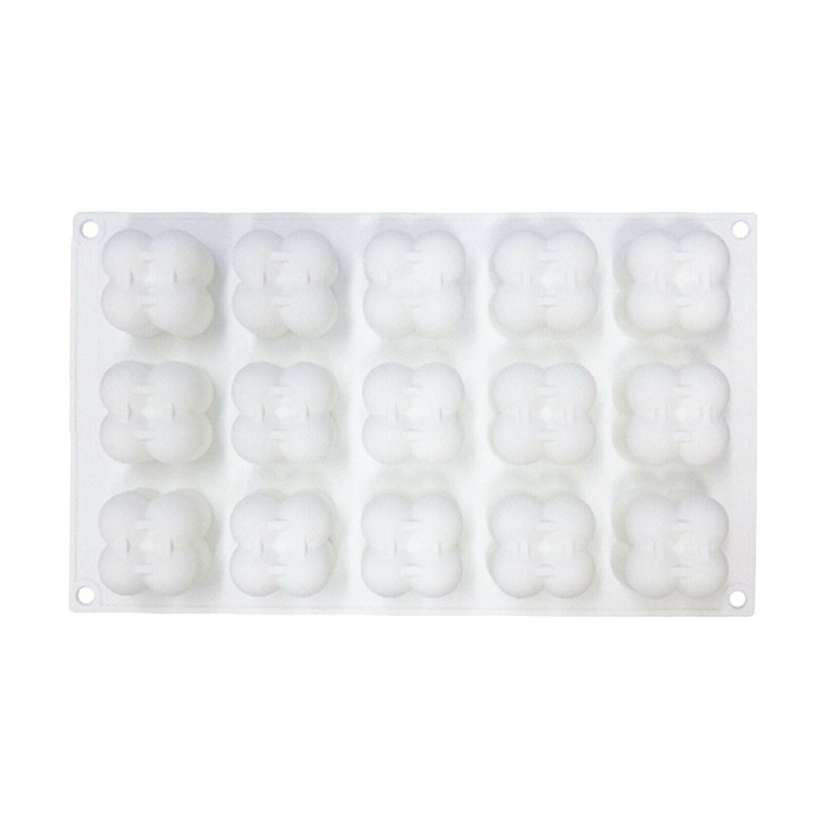 15-in-1 Cube Candle Mould Bubble Cube Design for Chocolate DIY Wax Plaster