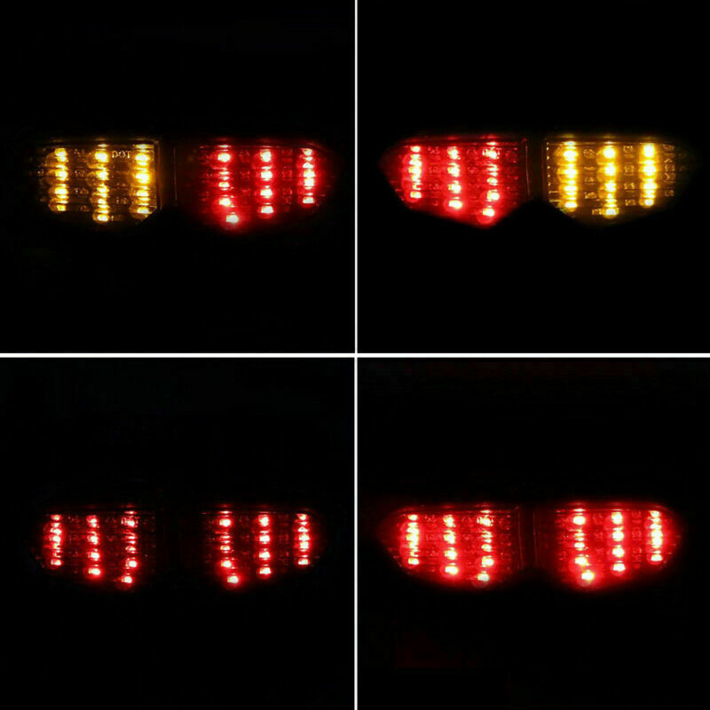 Motorcycle Rear Tail Light LED Brake Turn Signal For Yamaha YZF R6 YZF-R6 03-05