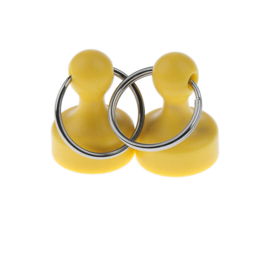 Fly Fishing Landing Trout Net Magnetic Release Holder Magnet Clip Yellow