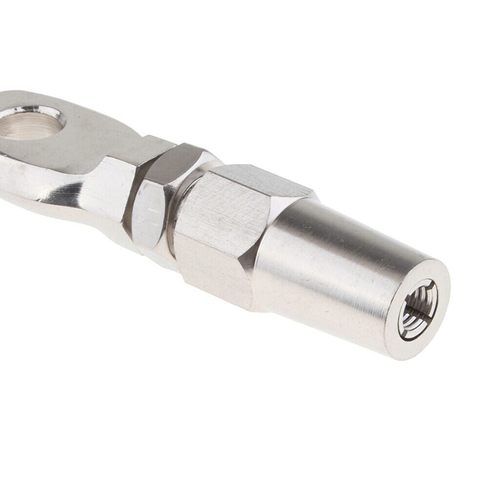 10mm Stainless Steel Wire Rope Swageless Eye Terminal End Fitting