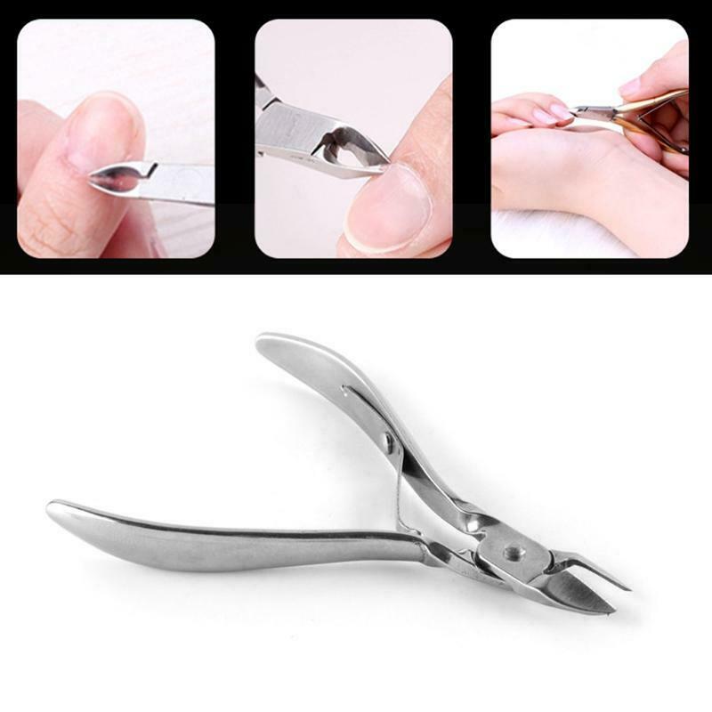 Nail Cuticle Scissor Nipper Ingrown Toenail Cutter Edge Clipper DeadSkin Remover