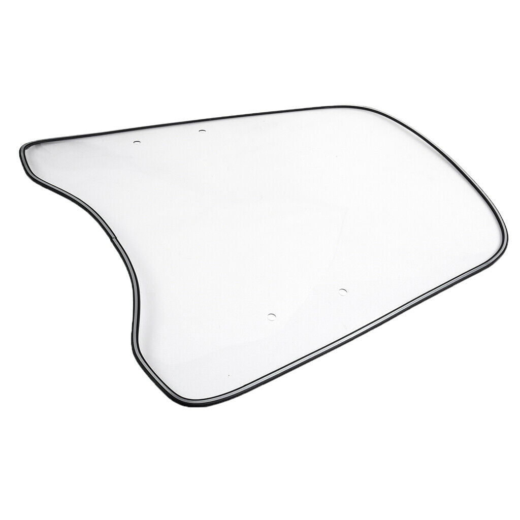 Universal Transparent Clear PC Windshield Wind Deflector For Motorcycle