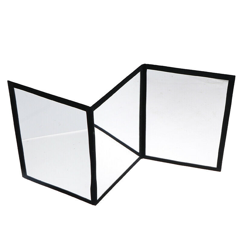 3-Way Mirror for Practice Poker Coin Technique Card Pad Magic Props Access Z Tt