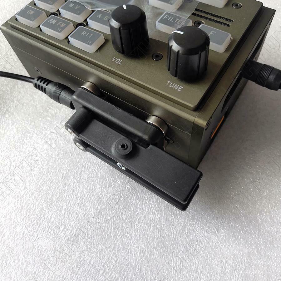 Black Dual Paddle Automatic Key Shortwave Radio CW Morse Code Base Magnetic 1x