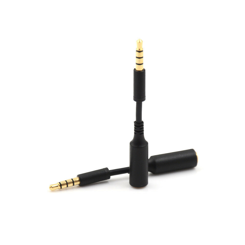 2pcs 3.5mm Male to Female Extension Cable Headset Audio Jack Extender Adap.l8