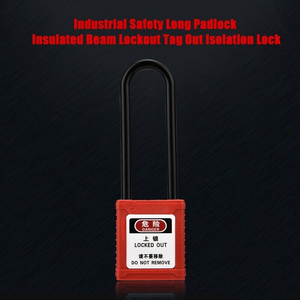 Security Padlock Industrial Safety Padlock Nylon PA Beam Insulated Lock