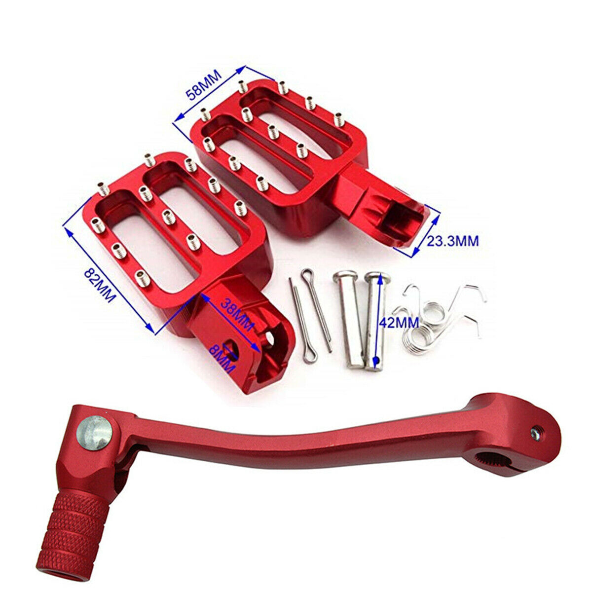 Footpeg + Shift Lever For Motorcycle Dirt Bike CRF50 XR50 PW50 PW80 KLX110 TTR50