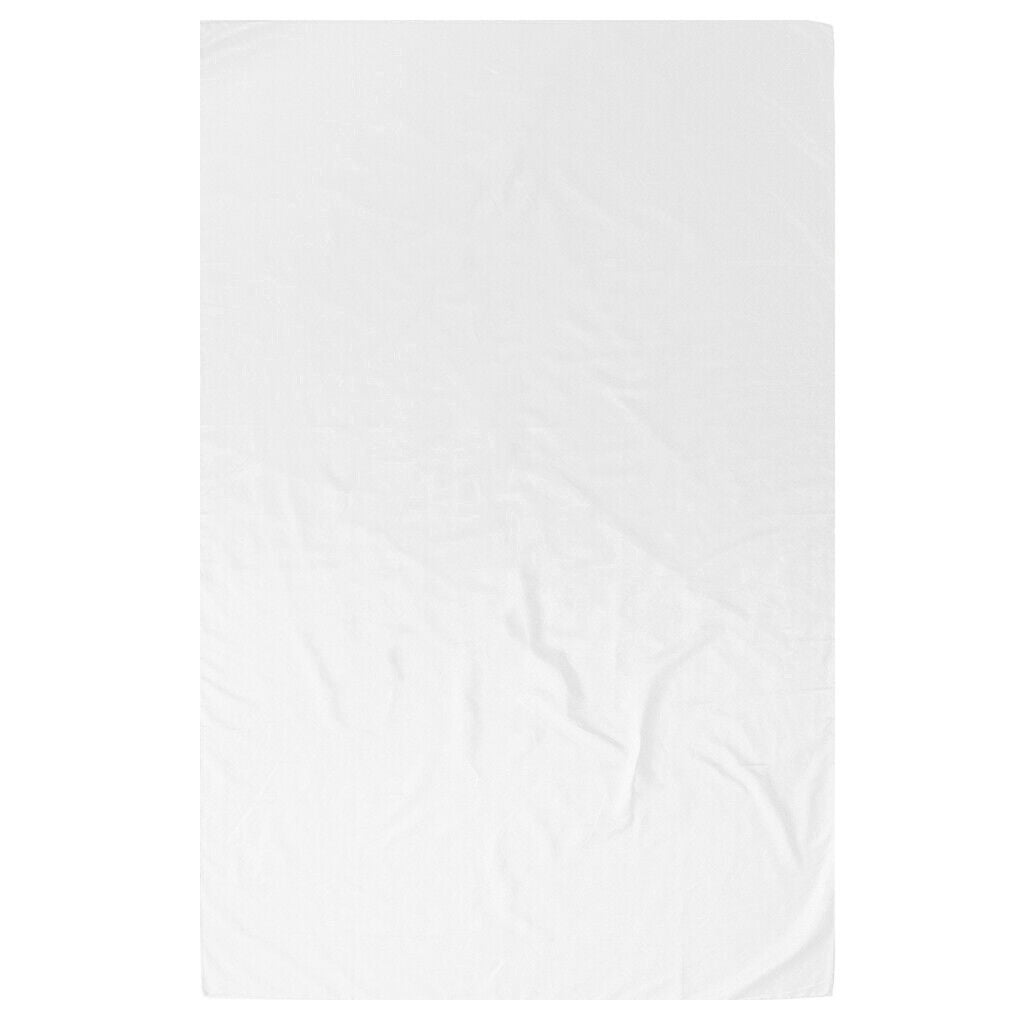 Waterproof Oil Proof Cosmetic Massage Bed Flat Sheet Cover 120x190cm White