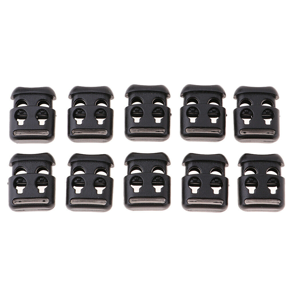 10x Premium Cord Locks Drawstrings Ropes Shoelaces Locks Cord Stops
