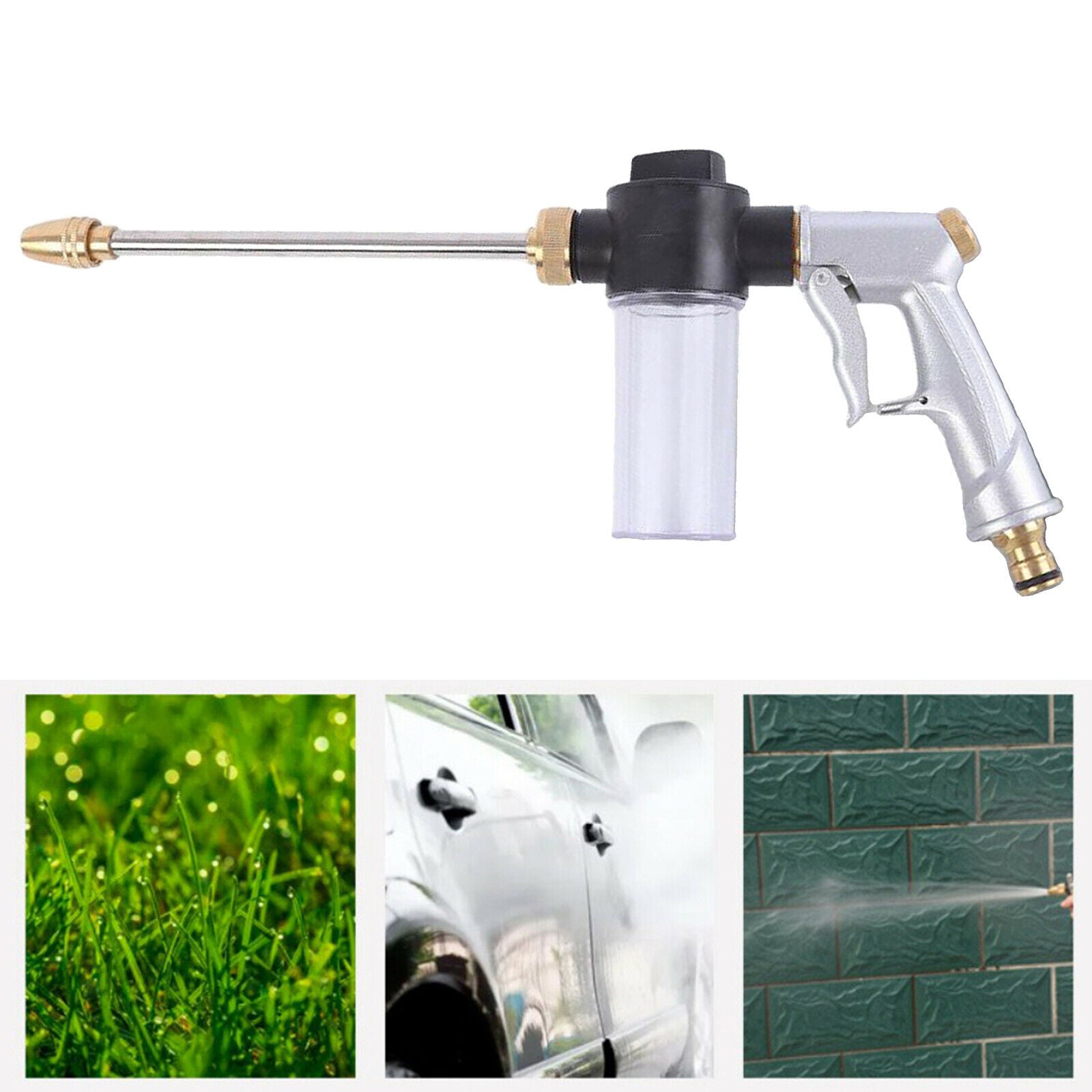 High Pressure Washer Car Washer Water Gun Garden Watering Hose Sprinkler