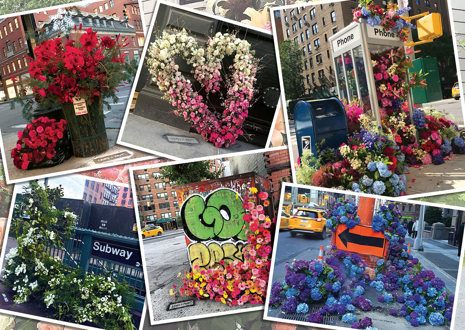 16819 Ravensburger NYC Flower Flash Jigsaw Puzzle 1000 Pieces Age 12 Years+