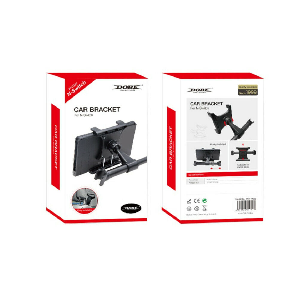 For NS Switch Console iPad Smart Phone and Tablet Headrest Car Adjustable Holder
