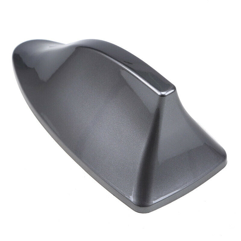 Car Truck Roof Aerial Cover FM/AM Radio Signal Grey Shark Fin Antenna Universal