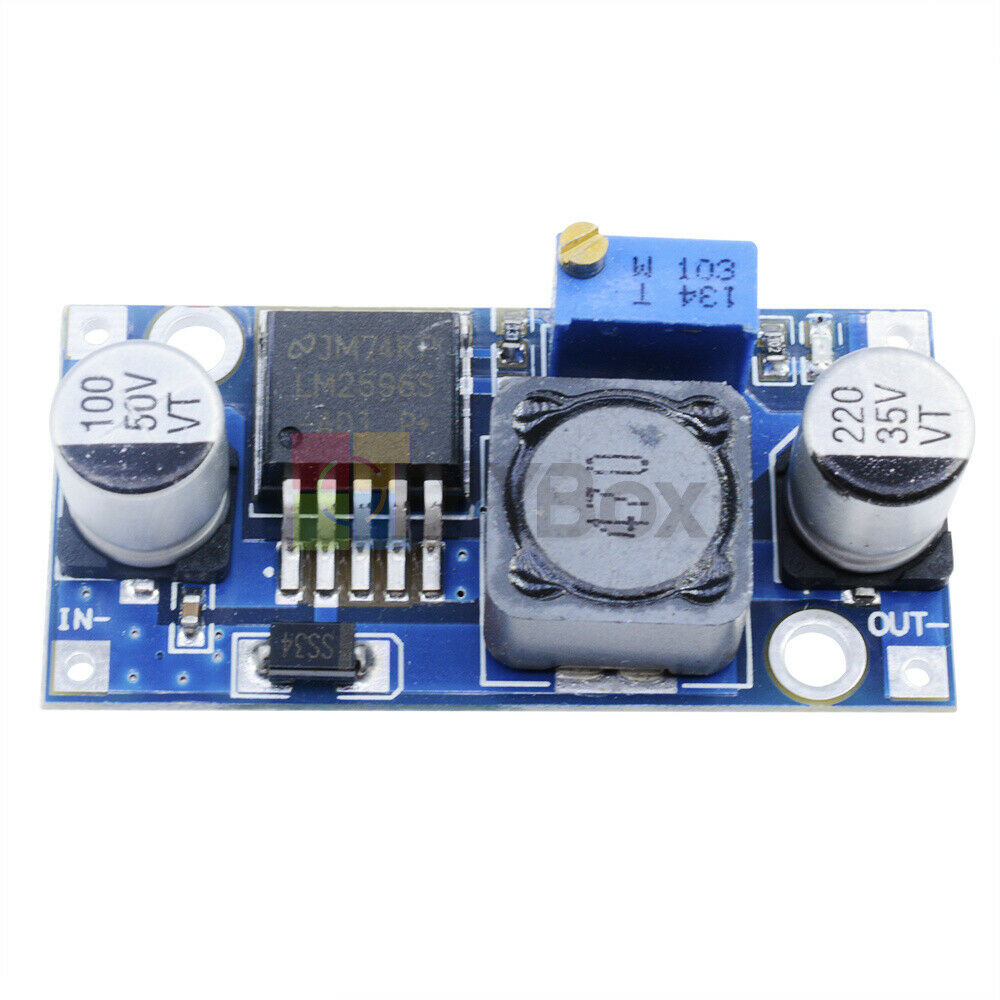 10PCS LM2596 DC Adjustable Buck Converter step-down Power Module Output 1.23-30V