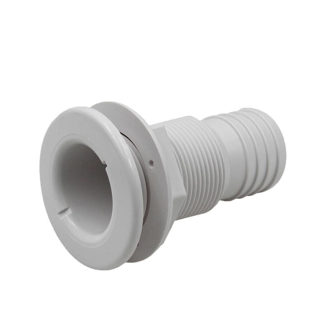 Through Hull Fitting 44mm Hose Barb 1-1/2 inch for Marine Sailing Boats-