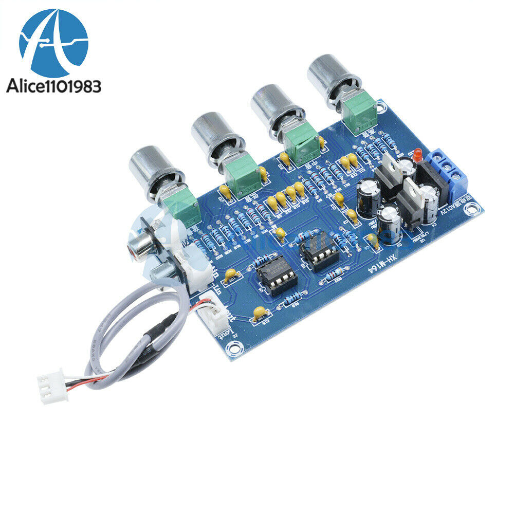 NE5532 Stereo Pre-amp Preamplifier Tone Board 12-24V AC Amplifier Board