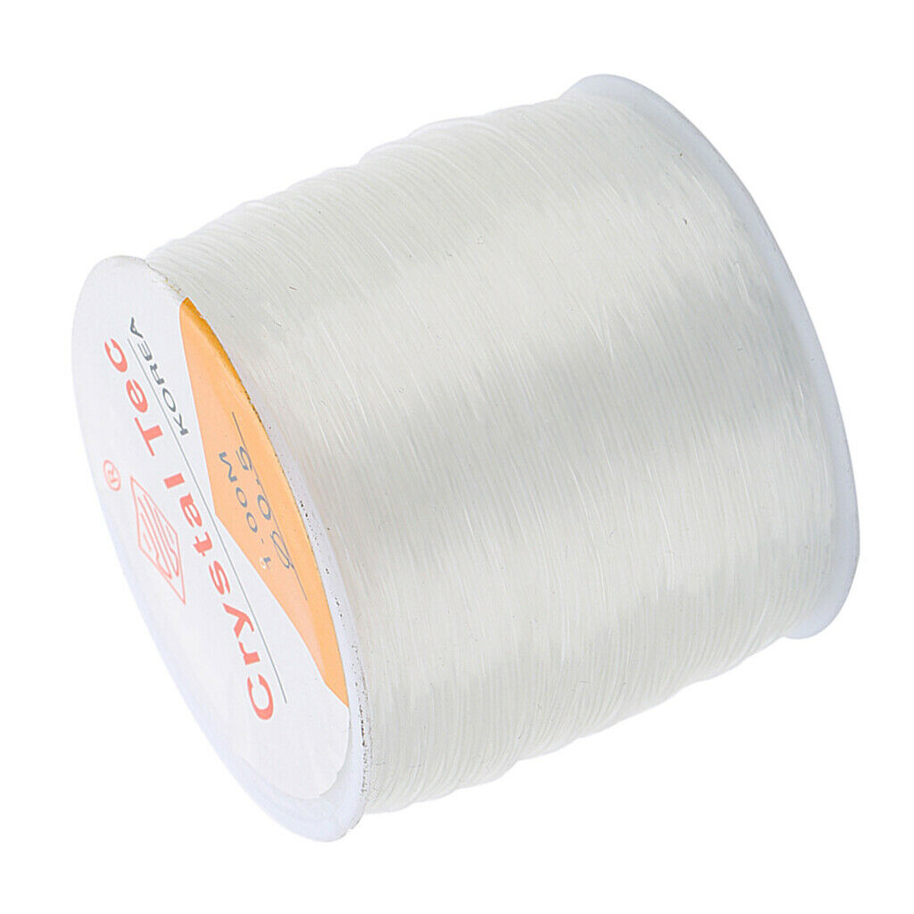 100 Meters Clear Elastic Thread Jewelry Making Cord Accessories -0.6mm
