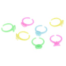 20 Pieces Plastic Finger Ring Kids Children Jewelry Kids Pretend Toys Gift
