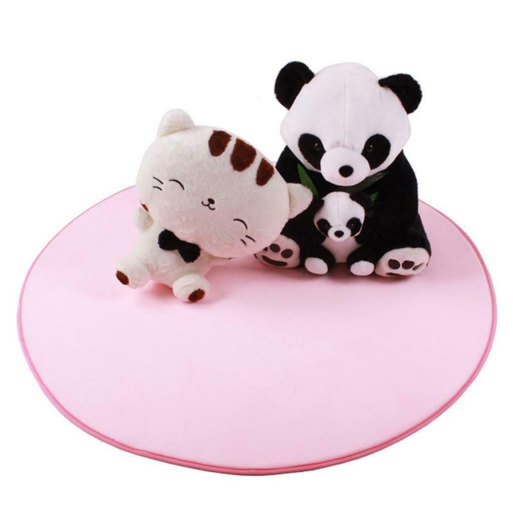 Circular Plush Crawling Tent Pad Area Rugs Diameter Bedroom Playhouse Pink