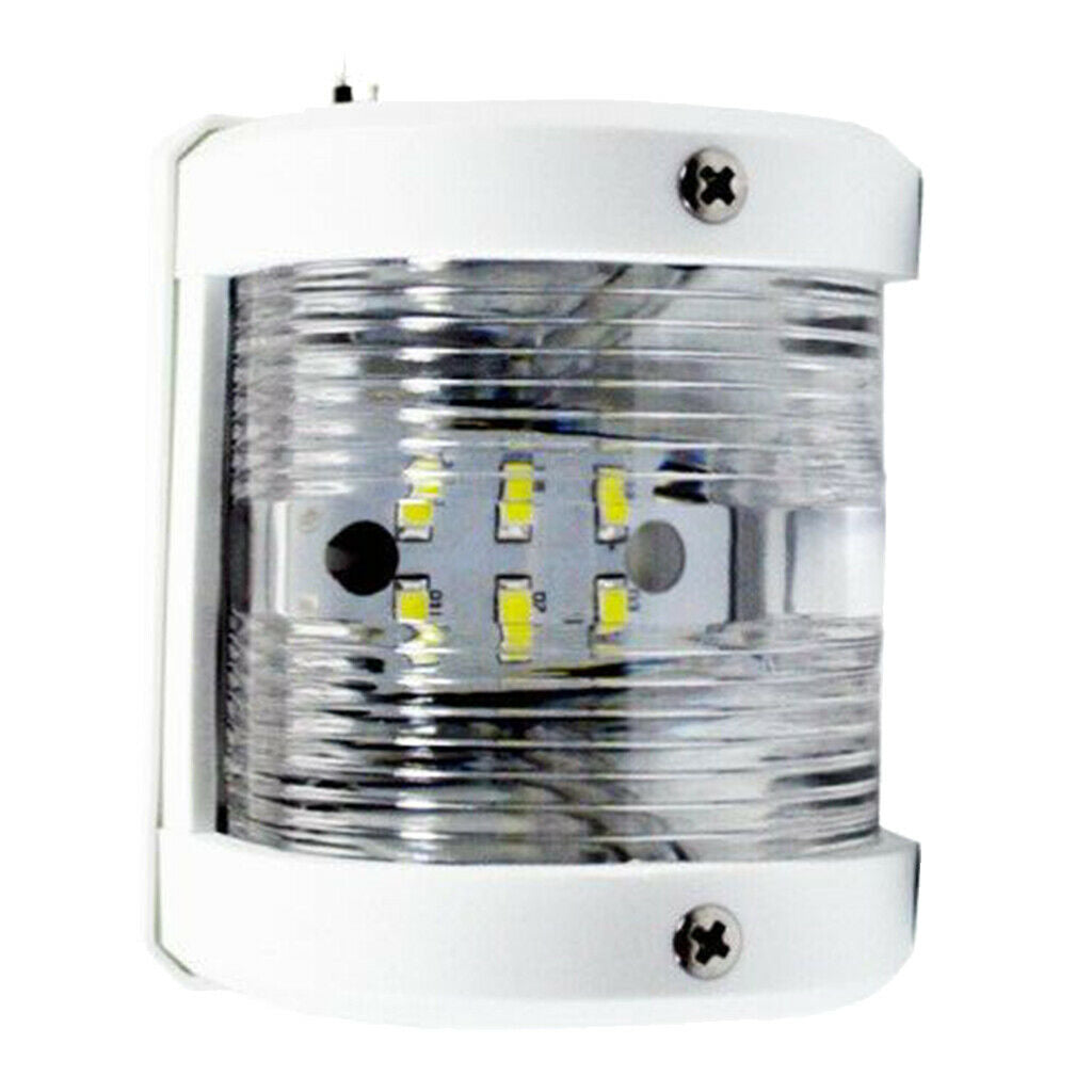 White Boat LED White Stern Navigation Lights Marine Sailing Signal Lamp