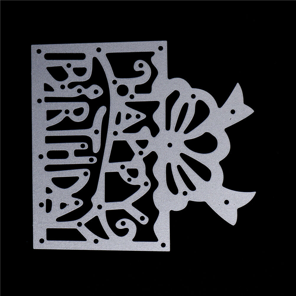 happy birthday gifts Scrapbooks DIY album‘Card‘Maker Metal Die Cut Stenci.l8