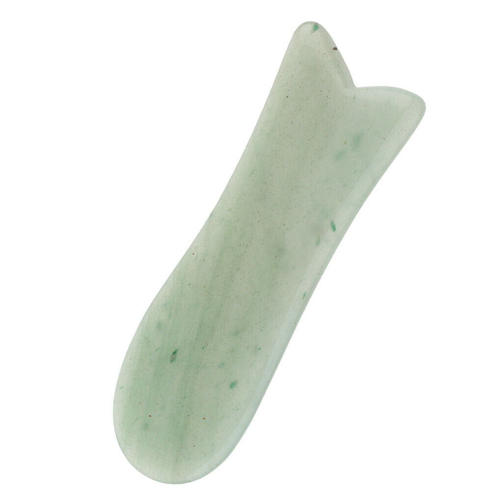 Gua Sha Facial Massage Chinese Natural Jade Stone Guasha Board Scraping Tool