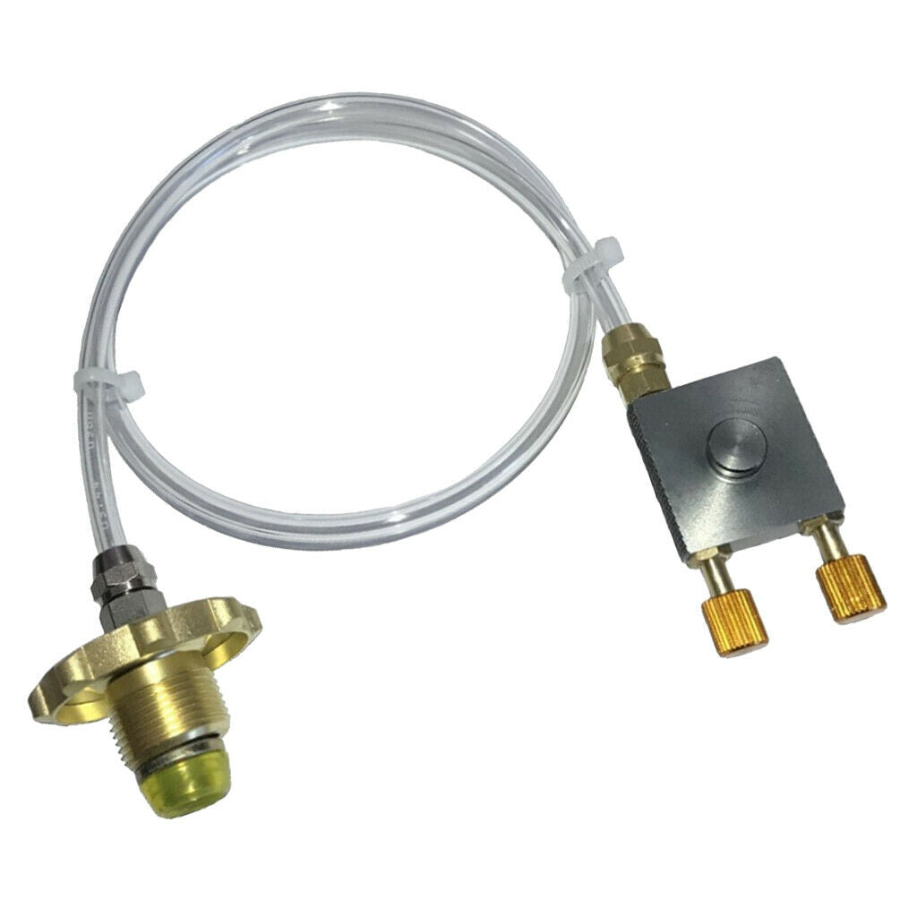 Lightweight Iron Propane Refill Adapter for Home BBQ M22X1.5 to 7 / 16-28UNE