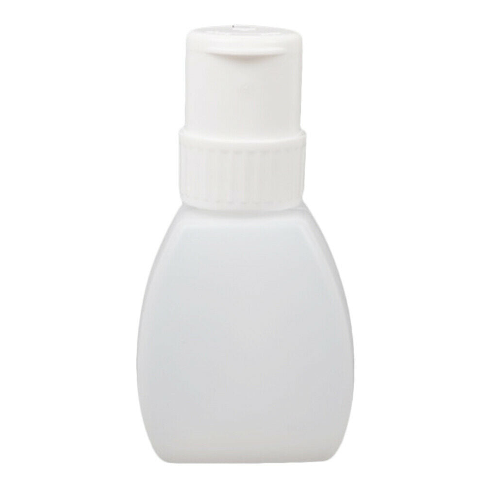 2x Nail Polish Remover Pump Dispenser Lockable Acetone Push Down Bottle