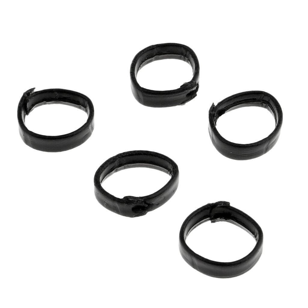10Pcs 24mm PU Watch Band Watchband Replace Clasp Ring Strap Loop Fastener