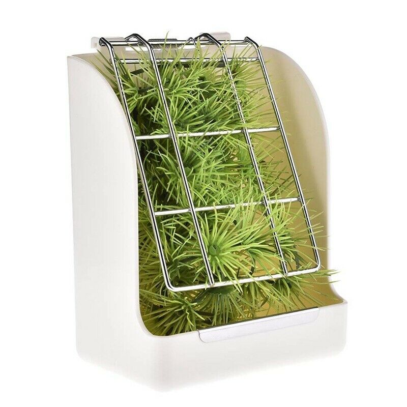 1X(Rabbit Grass e Hay Feeder Manger Rack For Rabbit Guinea Pig Chinchilla Fi1X2)