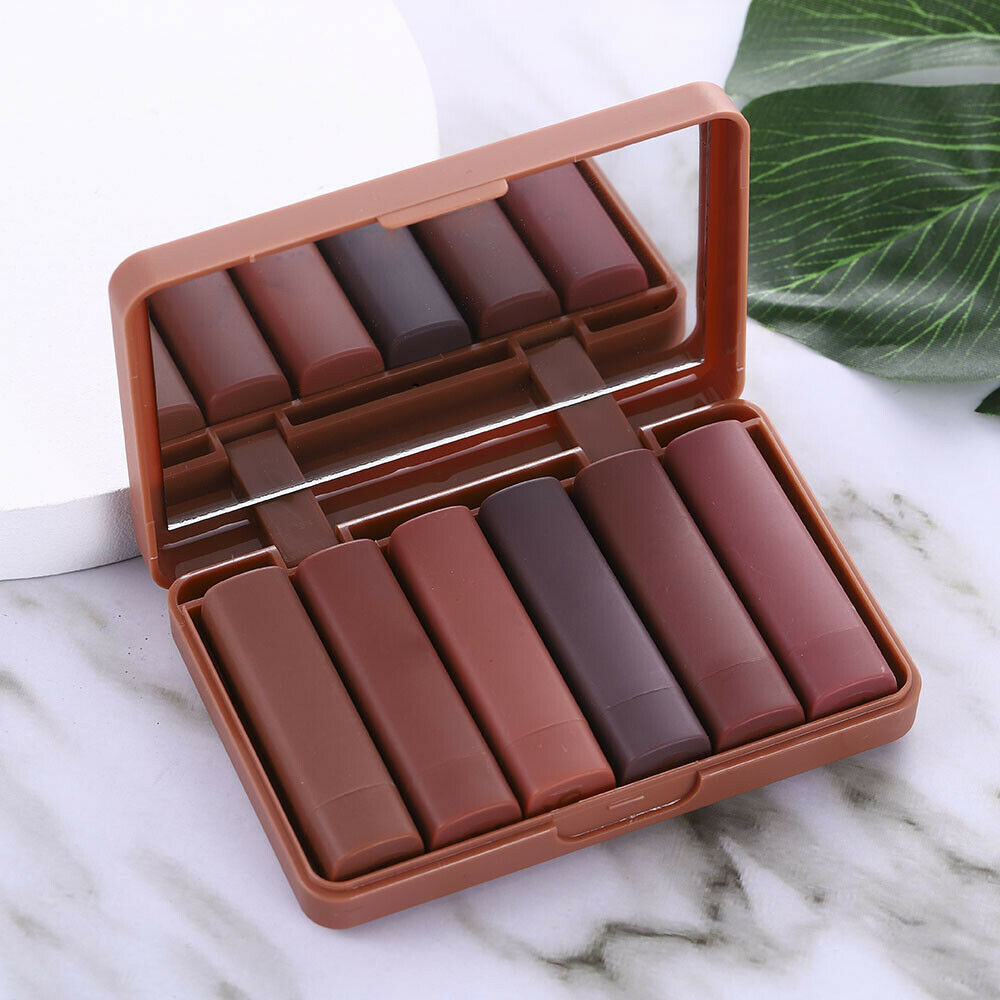6Pcs/Set Matte Lipstick Waterproof Long Lasting Makeup Lip Stick Cosmetic Beauty
