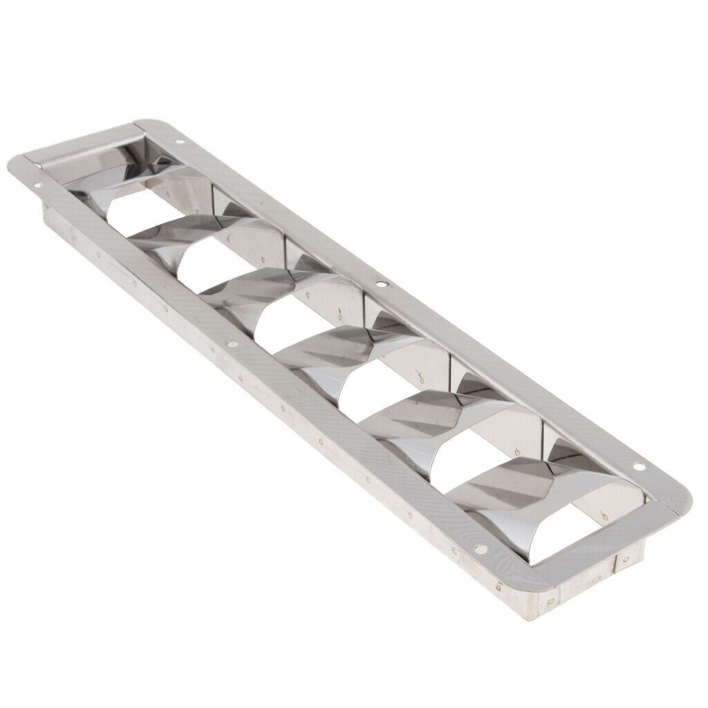 Stainless Steel Louver Vent 6 Slots Ventilation - Marine/Yacht/Boat Hardware