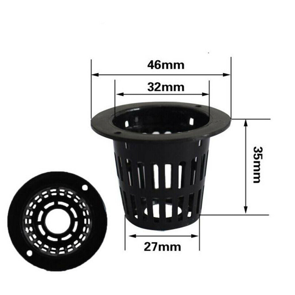 20Pcs Plastic Pond Plant Basket Aquarium Aquatic Water Plant Cultivate B,E