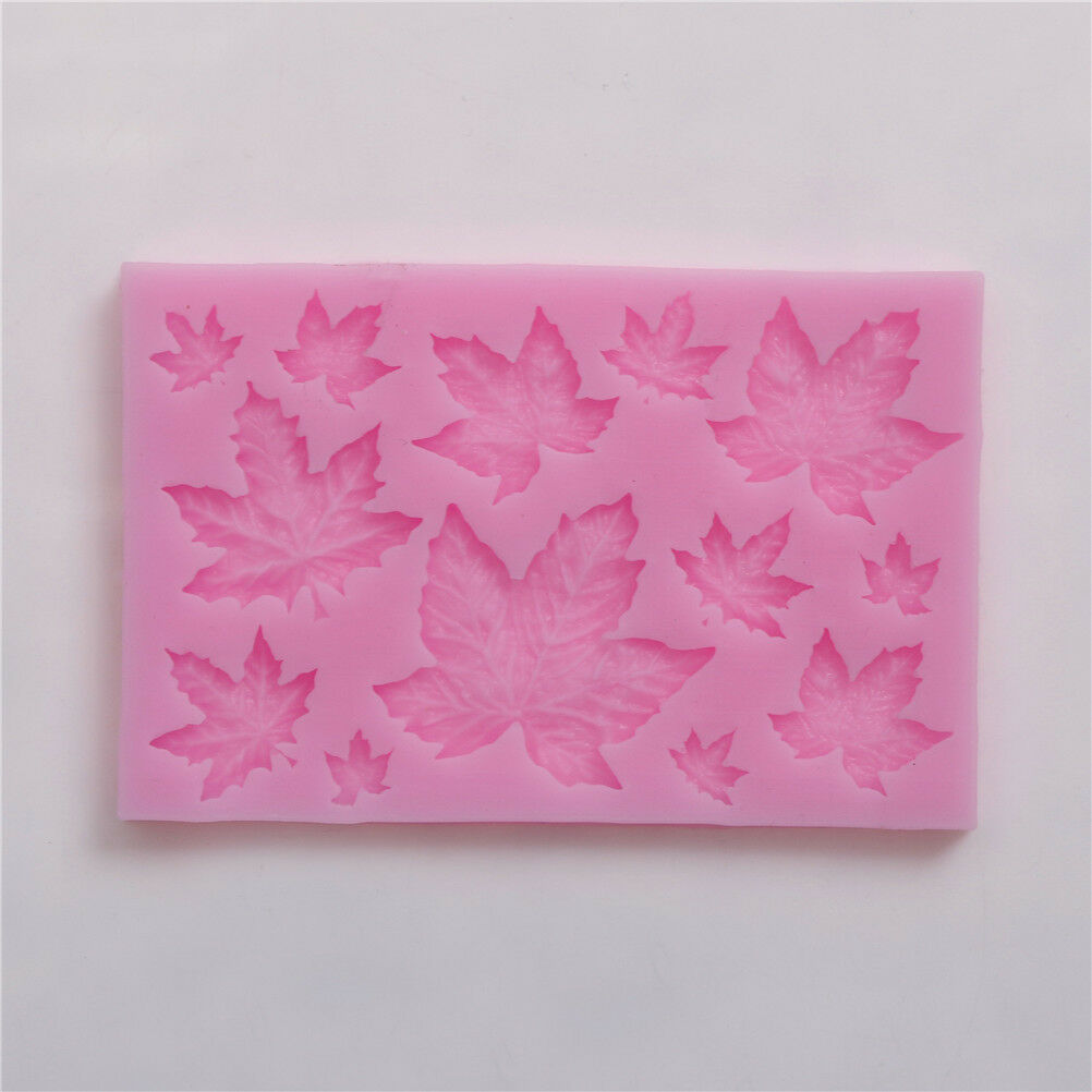 Silicone Maples Molds Chocolate Cake Mold Decor Fondant Cookie Baking Mou.l8