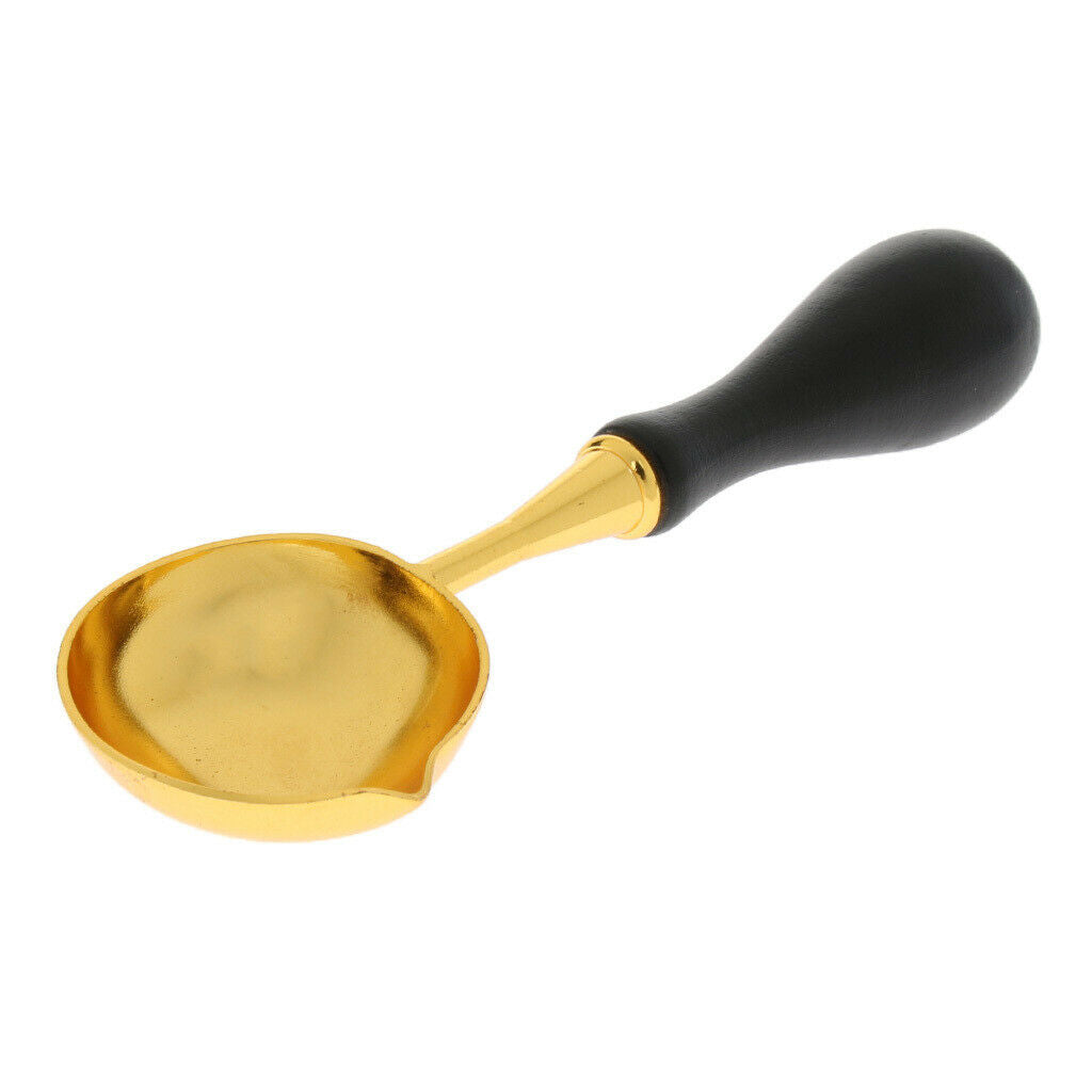 Set Of 2pcs Wax Sticks Seal Melting Spoon Furnace Tool Sealing Stamp Kit,