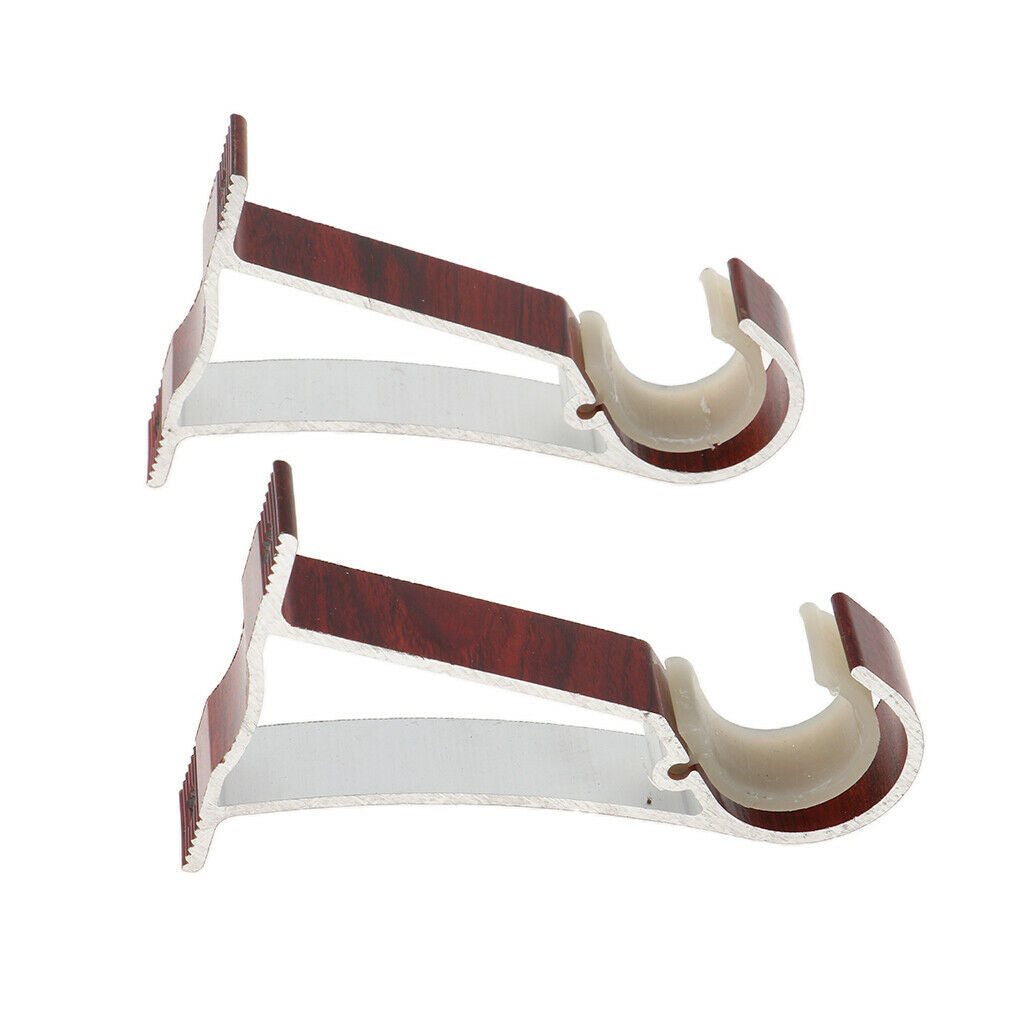 Aluminum Alloy Roman Pole Curtain Single Bracket Top Side mounted  Color_2