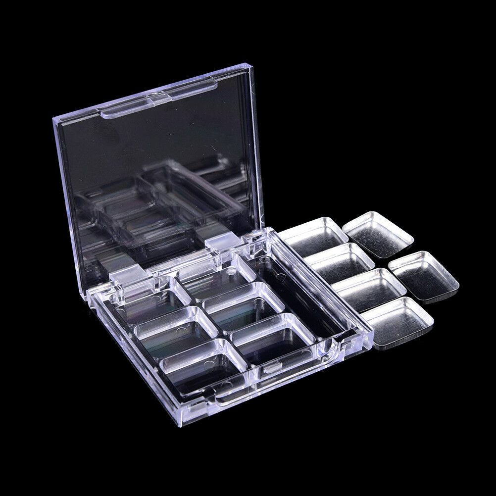Empty 6Square Grid Eyeshadow Lipstick   Box Case Cosmetic Packing+Palett ouJ Ad