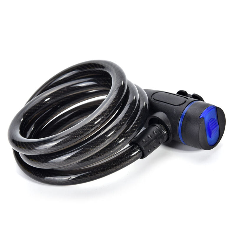 Key Locker Bike Cycling Bicycle Trolly  Motor Security Steel Wire Cable Lock Qx